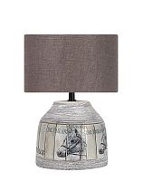 Светильник настольный Мелодия Света 220В Е27 60Вт Серый фото Светильник настольный Мелодия Света 220В Е27 60Вт Серый картинка